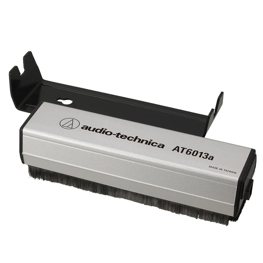 Audio-Technica AT6013a Dual-Action Anti-Static Record Brush - groovevinylvault