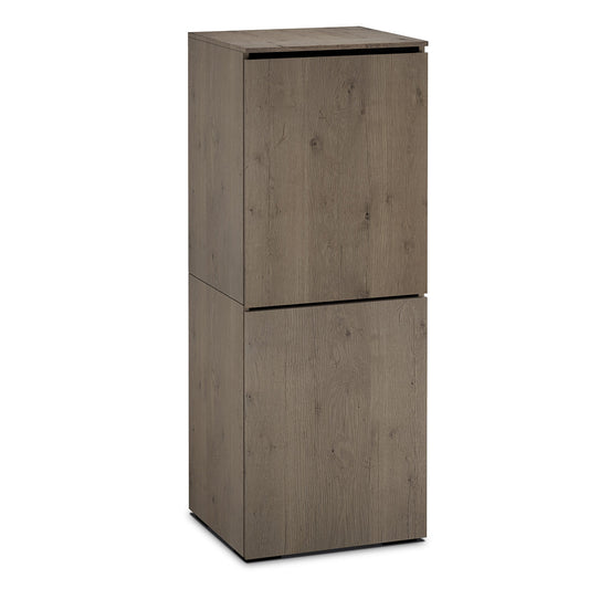 Salamander Chameleon Collection Lancaster 617 RM Single Pro Audio Rack (Rough-Sawn Barnboard Oak) - groovevinylvault