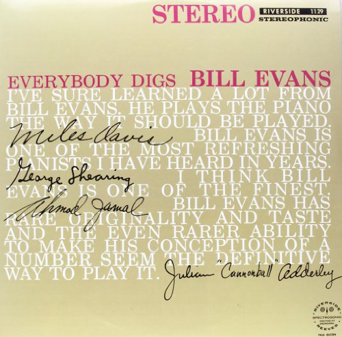 Bill Evans: Everybody Digs Bill Evans ( VINYL )