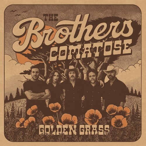 The Brothers Comatose: Golden Grass - Splattered Orange & Blue ( VINYL )