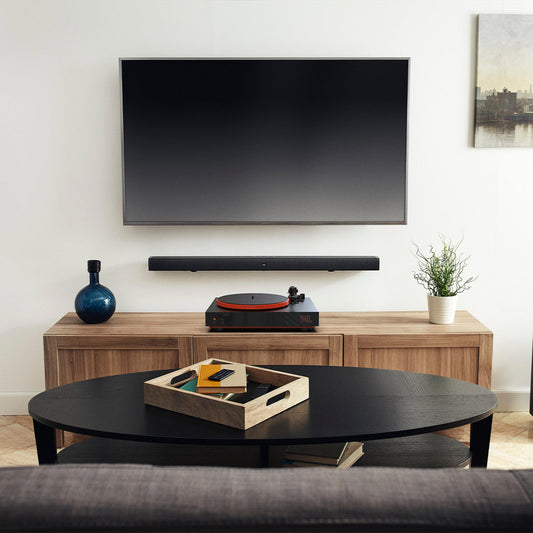 JBL Spinner BT Semi-Automatic Bluetooth Turntable (Black/Orange) with Charge 5 Portable Bluetooth Speaker (Black) - groovevinylvault